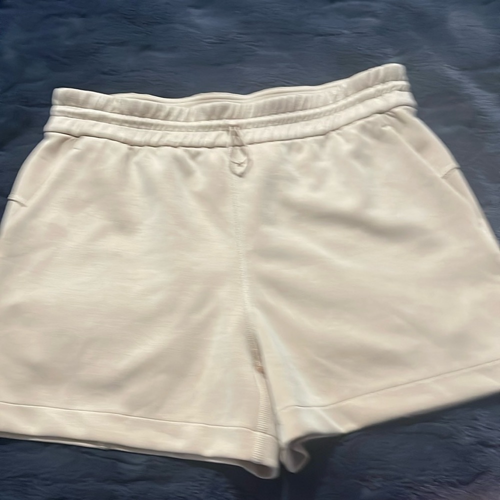 Lululemon tan shorts, an excellent used condition from a smoke free home